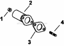 Part Location Diagram of 1216403-S Kohler Manifold