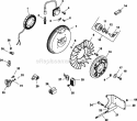 Page K Diagram and Parts List for CH11-16145  Kohler Engine