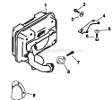 Part Location Diagram of 12755106-S Kohler Kit, Deflector