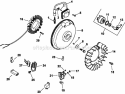 Page K Diagram and Parts List for CH13-22544  Kohler Engine
