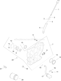 Page K Diagram and Parts List for CH13PS-22523  Kohler Engine