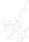 Page K Diagram and Parts List for CH13PT-22535  Kohler Engine