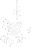Page K Diagram and Parts List for CH13S-22511  Kohler Engine