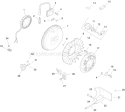 Page J Diagram and Parts List for CH13ST-22512  Kohler Engine