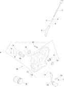 Page K Diagram and Parts List for CH13T-22519  Kohler Engine