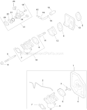 Page H Diagram and Parts List for CH13T-22525  Kohler Engine