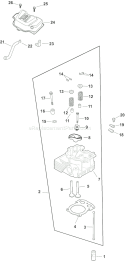 Page I Diagram and Parts List for CH13T-22525  Kohler Engine