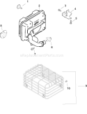 Page G Diagram and Parts List for CH13T-22527  Kohler Engine