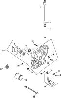 Page K Diagram and Parts List for CH14-1839  Kohler Engine