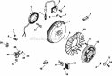 Page J Diagram and Parts List for CH14-1842  Kohler Engine