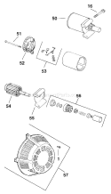 Page P Diagram and Parts List for CH11-1605  Kohler Engine