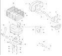 Exhaust Diagram and Parts List for CH11-1600  Kohler Engine