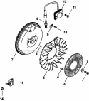 Page J Diagram and Parts List for CH15-44516  Kohler Engine
