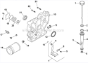 Oil PanLubrication 3-27-44 Diagram and Parts List for CH15-44523  Kohler Engine
