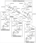 Starting System 7-27-30 H Diagram and Parts List for CH15-44523  Kohler Engine