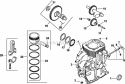 Page C Diagram and Parts List for CH14-1838  Kohler Engine