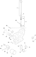 Page K Diagram and Parts List for CH15GST-44527  Kohler Engine