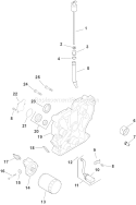 Page K Diagram and Parts List for CH13S-22537  Kohler Engine