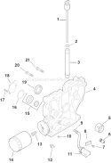 Page K Diagram and Parts List for CH11GS-16132  Kohler Engine