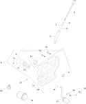 Page K Diagram and Parts List for CH13S-22517  Kohler Engine