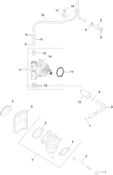 Page H Diagram and Parts List for CH15ST-44549  Kohler Engine