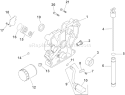 Page K Diagram and Parts List for CH11GT-16104  Kohler Engine