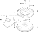 Page J Diagram and Parts List for CH15T-44535  Kohler Engine