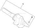 Page D Diagram and Parts List for CH11S-16136  Kohler Engine