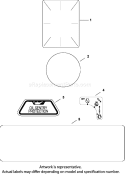 Page E Diagram and Parts List for CH18-62504  Kohler Engine