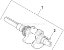 Page D Diagram and Parts List for CH18GS-62628  Kohler Engine
