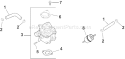 Part Location Diagram of 2404193-S Kohler GASKET, OIL FILTER ADAPTOR
