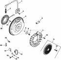 Page K Diagram and Parts List for CH20-64625  Kohler Engine