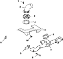 Part Location Diagram of 2474320-S Kohler Kit, Air Cleaner Elbow
