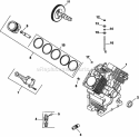 Page D Diagram and Parts List for CH20-64739  Kohler Engine
