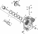 Page D Diagram and Parts List for CH20-64728  Kohler Engine