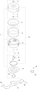 Page A Diagram and Parts List for CH20S-64634  Kohler Engine