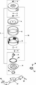 Page A Diagram and Parts List for CH20-64618  Kohler Engine