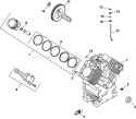 Part Location Diagram of 2410819-S Kohler Ring Set: Piston (.08)-(#24108