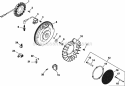 Page J Diagram and Parts List for CH22-76520  Kohler Engine