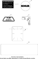 Page E Diagram and Parts List for CH22-76573  Kohler Engine
