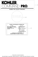 Page E Diagram and Parts List for CH22S-66557  Kohler Engine