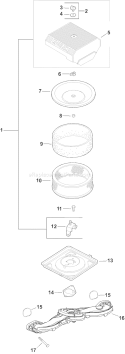 Page A Diagram and Parts List for CH18S-62613  Kohler Engine