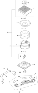 Page A Diagram and Parts List for CH22S-76620  Kohler Engine
