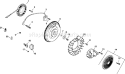 Page K Diagram and Parts List for CH23-76524  Kohler Engine