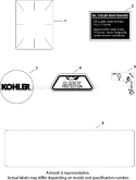 Page E Diagram and Parts List for CH23-76540  Kohler Engine