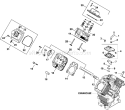 Page G Diagram and Parts List for CH23-76541  Kohler Engine