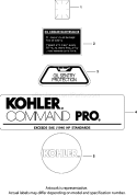 Page E Diagram and Parts List for CH23-76560  Kohler Engine