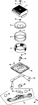 Page A Diagram and Parts List for CH23-76582  Kohler Engine