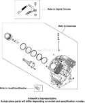 Page K Diagram and Parts List for CH23-76609  Kohler Engine