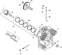 Page C Diagram and Parts List for CH23-76618  Kohler Engine